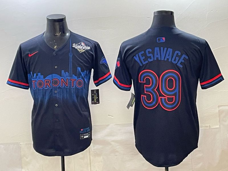 Men 2025 Toronto Blue Jays #39 Yesavage blue Game Nike MLB Jersey style 048